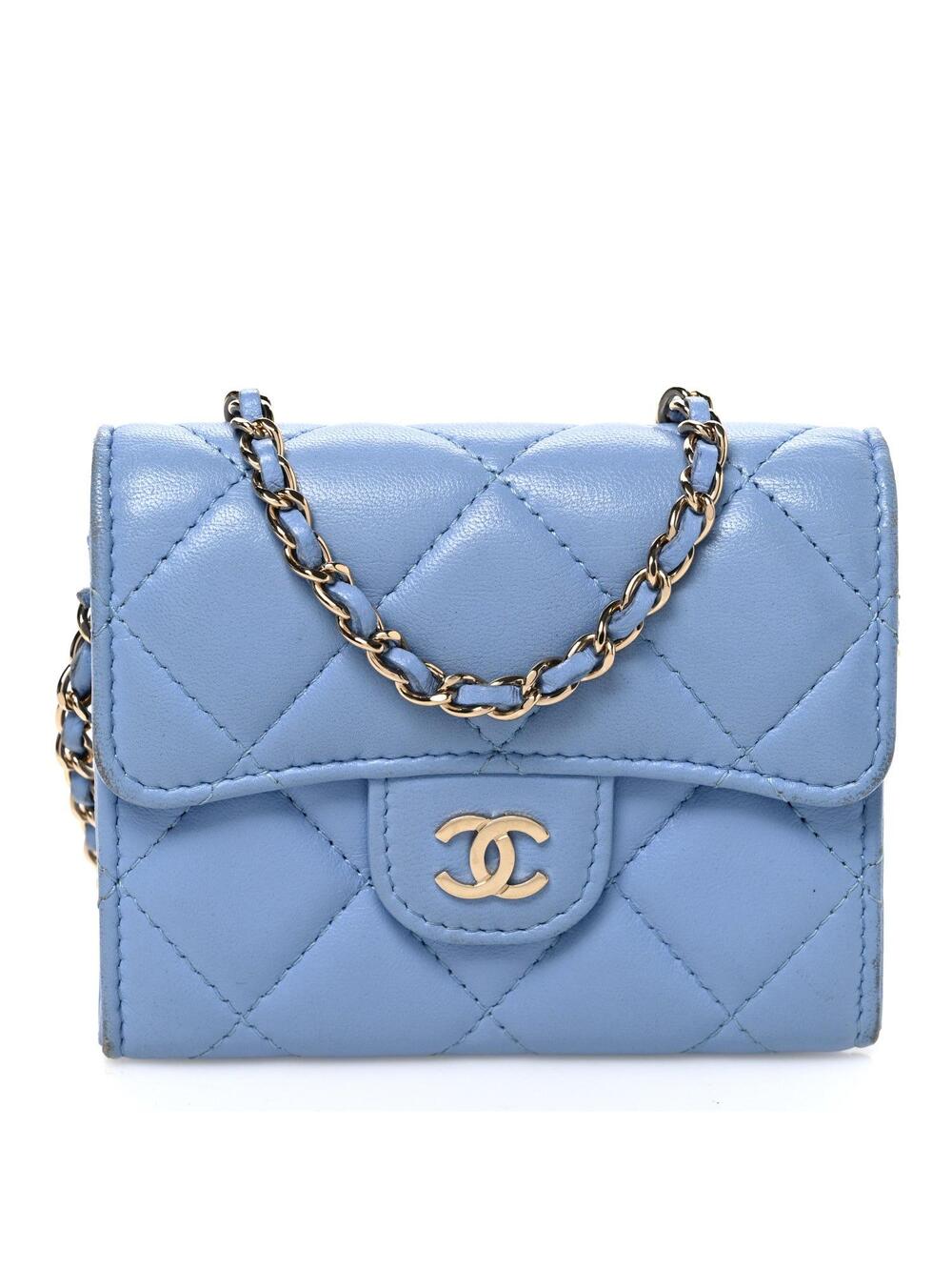 Chanel Lambskin Quilted Mini Chain Belt #373990C16B